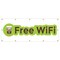 Signmission Free Wifi Banner Heavy Duty 13 Oz Vinyl with Grommets Single Sided B-120 Free Wifi - alternate 1